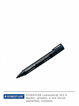 Marker 352-9, schwarz