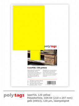 laserFOL 120 yellow a4