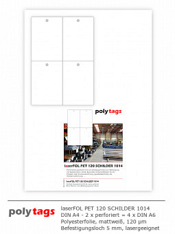 PET-Anhängeschilder 1014