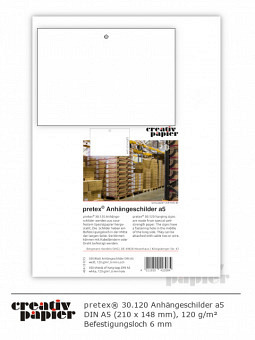 pretex Anhängeschilder a5