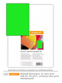 Neonpapier neon-grün DIN A5