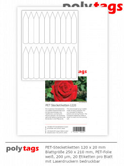 PET-Stecketiketten 1220