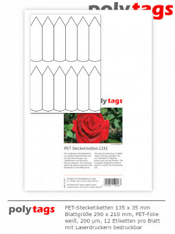 PET-Stecketiketten 1335