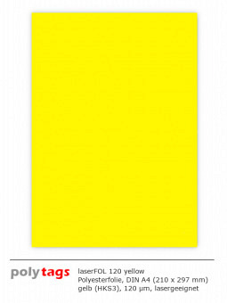 laserFOL 120 yellow a4