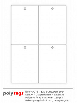 PET-Anhängeschilder 1014