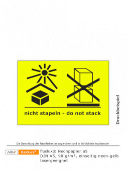 Neonpapier neon-gelb DIN A5