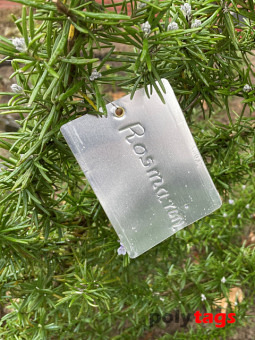 Alu-Anhängeschilder 76 x 22 mm