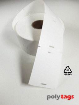 HDPE-Bündelschilder 0907 weiß